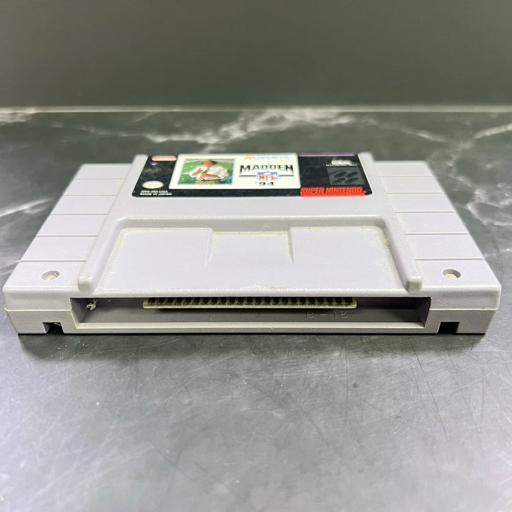 Madden NFL 94 Authentic‎ Super Nintendo SNES Game Cartridge Only